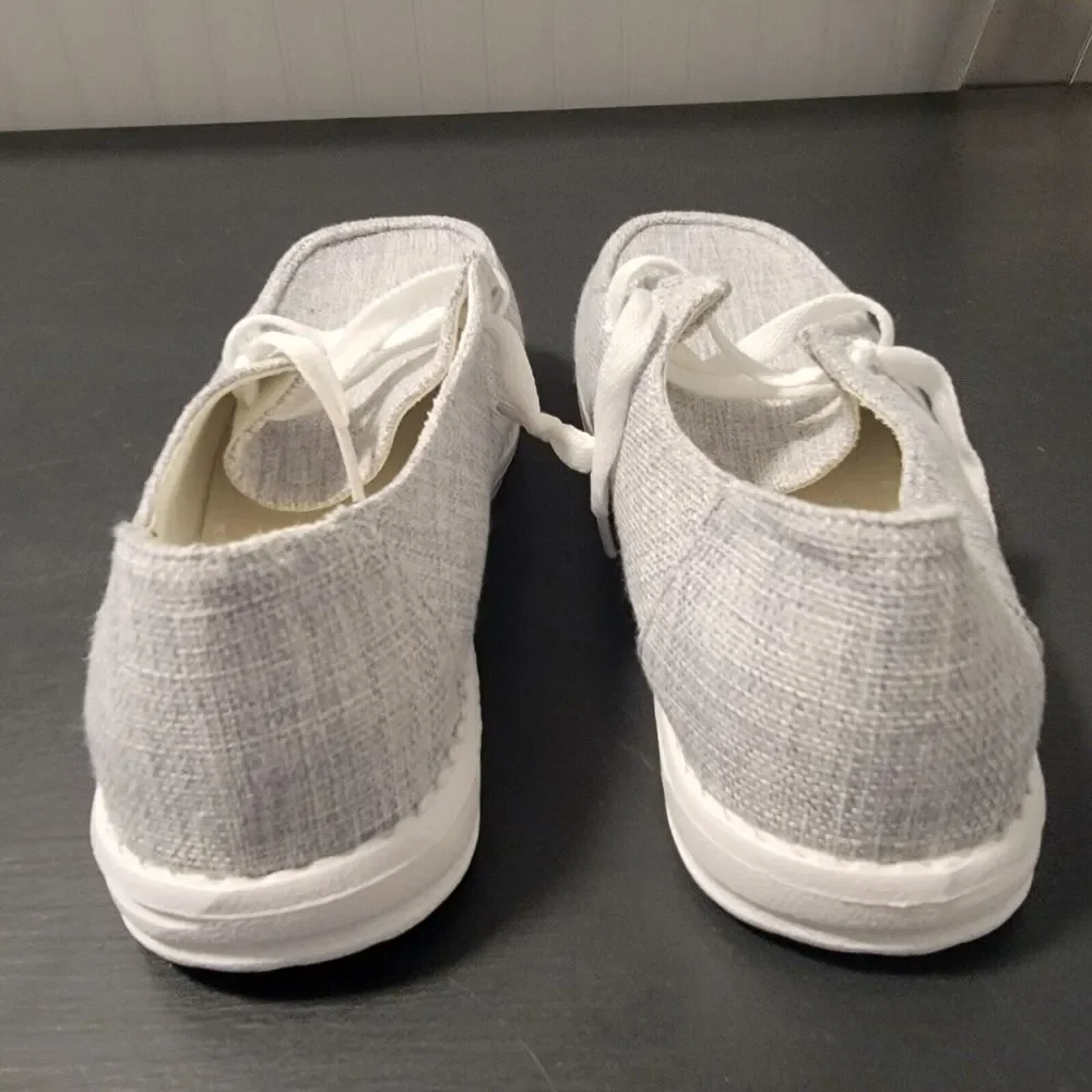 Gray Slip On Loafers Beach Vacation‎ Wallaby Shoes Size Euro 39